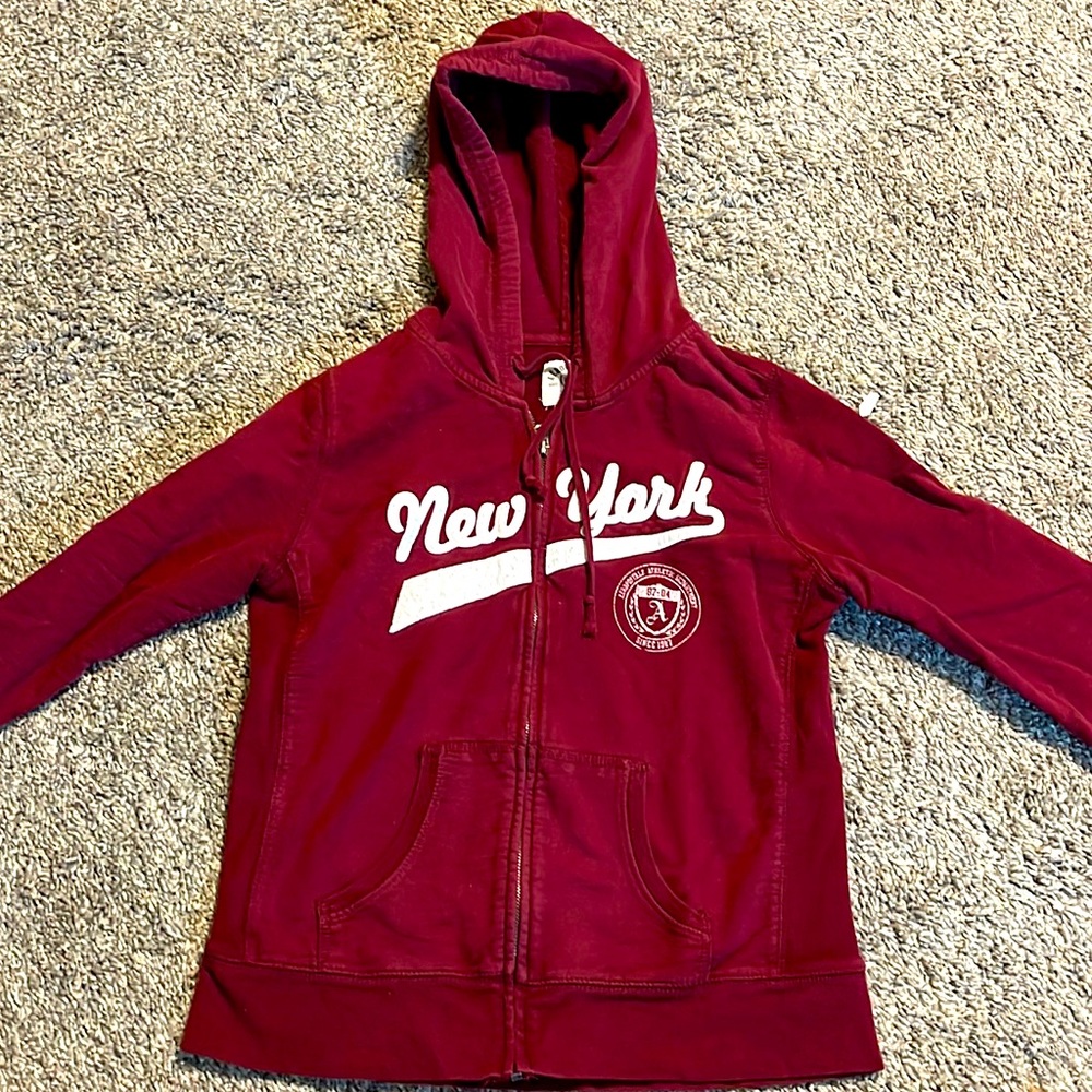 Aeropostale Maroon girls m hoodie